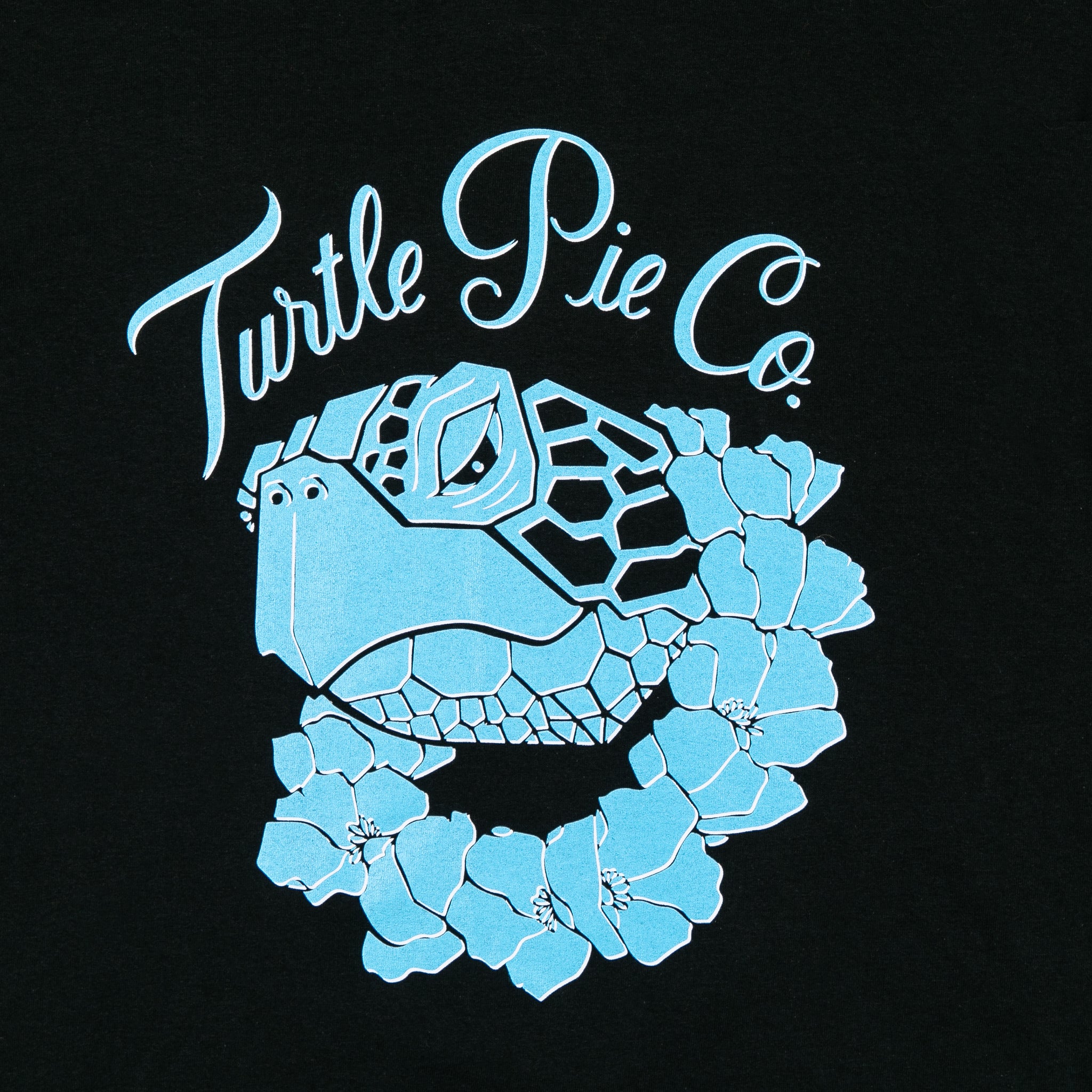 Blue-Turtle Pie Logo Tshirt