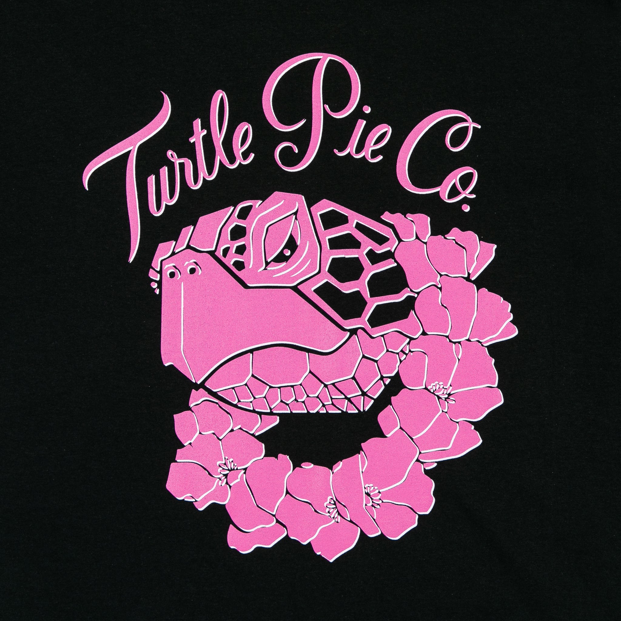 Pink-Turtle Pie Logo Tshirt