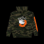 Cameo Hoody W/ Orange Lei, Chest Embroidery